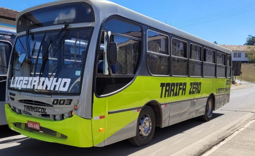 Fare-Free Public bus at Caeté, Minas Gerais. 'Ligeirinho' means speedy. Image: Daniel Santini.